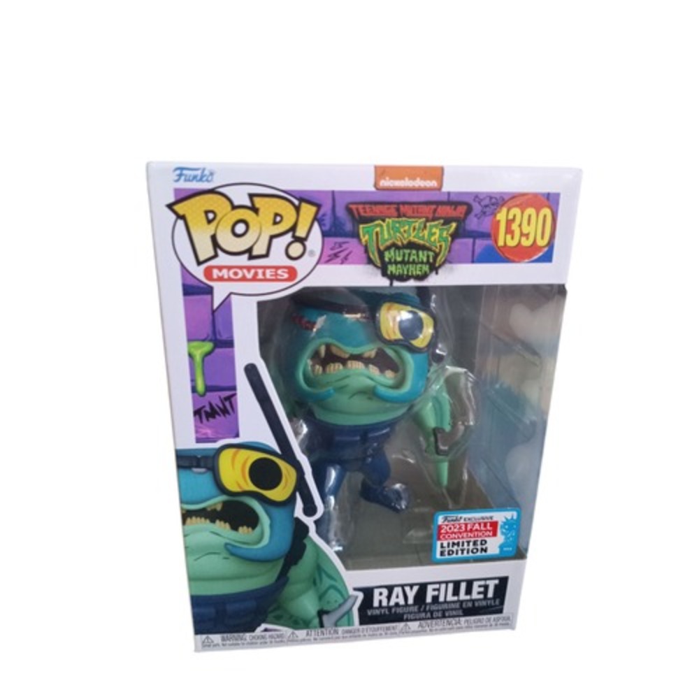 2023 Funko Pop TMNT Mutant Mayhem Ray Filet Fall Convention Exclusive #1390